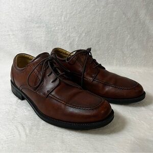 Ralph Lauren Chaps Dress Shoes Mens Brown Oxford Leather Old Money Preppy Sz 11M